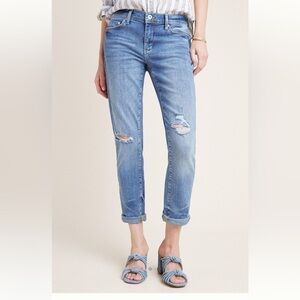 Pilcro and the Letterpress Mid-Rise Slim Boyfriend Jeans 26